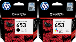 Tusz do drukarki HP komplet 653 3YM74AE+3YM75AE
