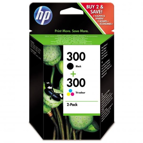Tusz do drukarki HP CN637EE Zestaw HP 300 black + tri-color