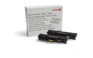 Toner dwupak BLACK  2x3.0k  do Phaser3052/3260 WC3215/3225