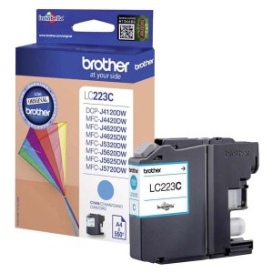 BROTHER LC223C Tusz Brother LC223C cyan 550str MFC-J4420DW / J4620DW / 25DW / J5320DW