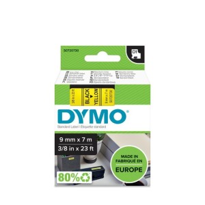 DYMO D1 9MMX7M BLKYLW TAPE EUANZ