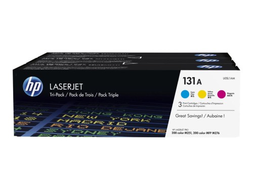 HP 131A trójpak Tonery Oryginalne U0SL1AM