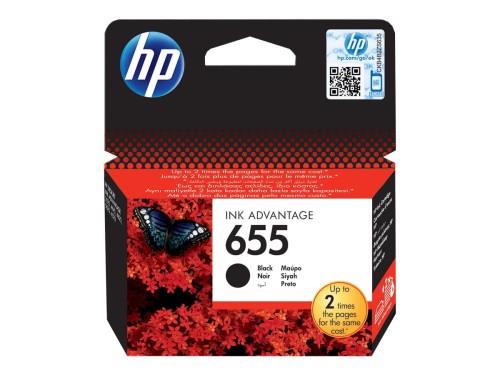 Tusz do drukarki HP 655 Czarny Oryginalny CZ109AE