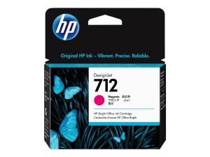 Oryginalny Tusz do drukarki HP 712 Purpurowy 3ED68A
