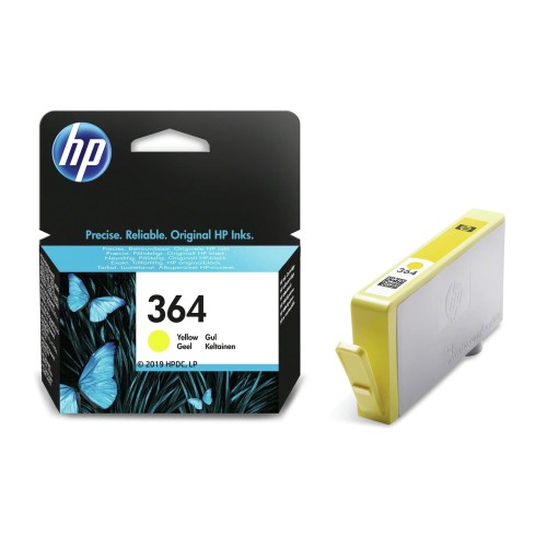 Oryginalny Tusz do drukarki HP 364 Żółty CB320EE