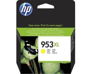 Oryginalny Tusz do drukarki HP 953XL Żółty F6U18AE