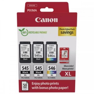 Canon tusz do drukarki PG-545XLx2/CL-546XL PVP 8286B015