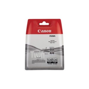 CANON 2932B012 Canon black PGI520BK (PGI-520BK) 2pack 19ml iP3600/4600/4700/MP540/550