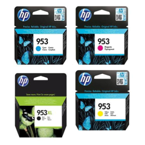 HP komplet tusze do drukarki 953XL+953 L0S70AE+F6U12AE+F6U13AE+F6U14AE