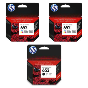 HP 652 Komplet Tusze do drukarki Oryginalne 2XF6V24AE F6V25AE