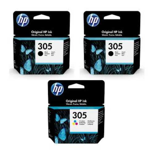 HP 305 Komplet Tusze do drukarki Oryginalne 2X 3YM61AE 3YM60AE