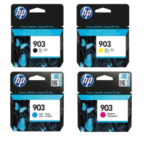 HP 903 Zestaw CMYK Tusze do drukarki T6L99AE+T6L87AE+T6L91AE+T6L95AE