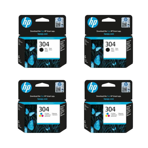2x Zestaw tusze do drukarki HP 305 Czarny + Kolor