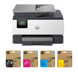HP OfficeJet Pro 9125e AiO + Zestaw tuszy HP 937e