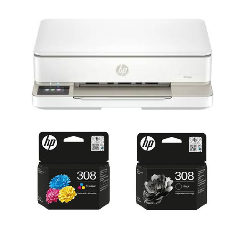 Urządzenie wielofunkcyjne HP Envy 6120e + Zestaw tuszy HP 308 7FP21UE+7FP20UE