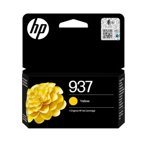 Oryginalny Tusz HP 937 Żółty 4S6W4NE