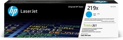 HP 219X High Yield Cyan Original LaserJet Toner Cartridge
