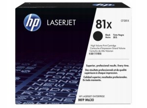 HP Toner nr 81X CF281X Black 25K