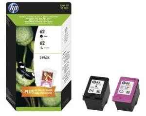 Tusz HP nr 62 N9J71AE 2pack Black+Kolor