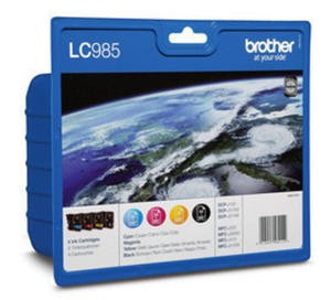 Tusz Brother LC985 CMYK 4pack