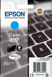 Tusz Epson WF-4745 C13T07U240 Cyan