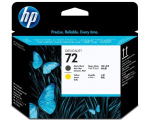 Głowica HP nr 72 C9384A Mat Black+Yellow