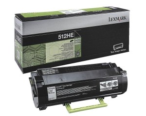Toner Lexmark 512HE 51F2H0E Black 5K