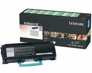 Toner Lexmark E26x E260A31E Black 3,5K