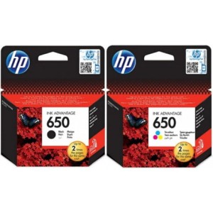 Tusz do drukarki HP komplet 650 CZ101AE+CZ102AE