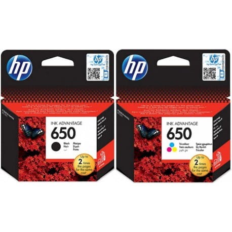 Tusz do drukarki HP komplet 650 CZ101AE+CZ102AE